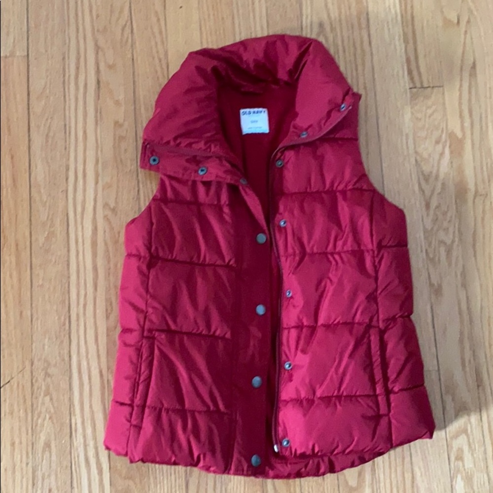 Red Old Navy Vest in SMALL